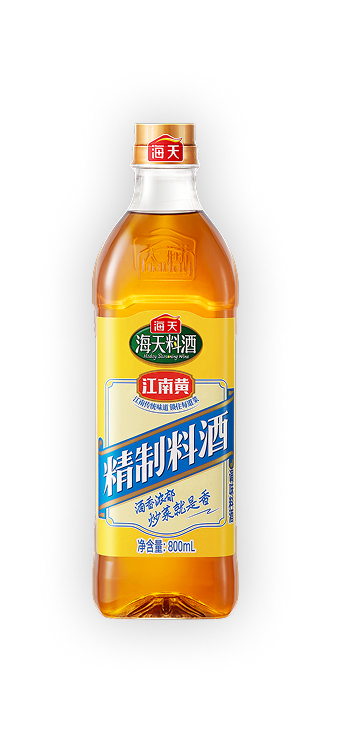 800mL精制料酒不干胶标签