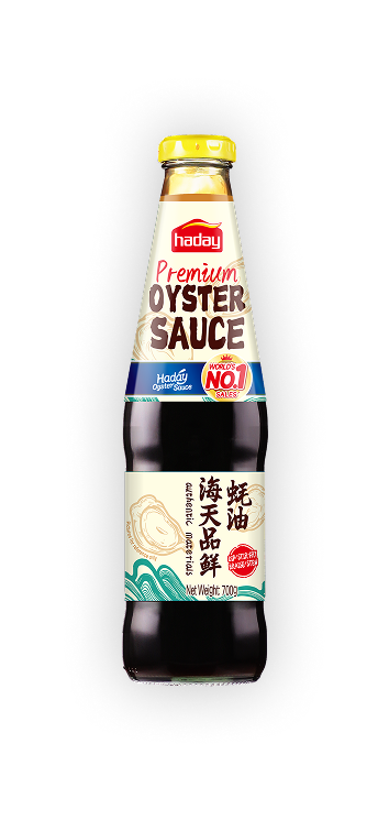700g出口海天品鲜蚝油铜板纸标签