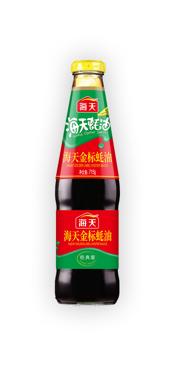 715g出口海天金标蚝油(经典版)镭射纸标签