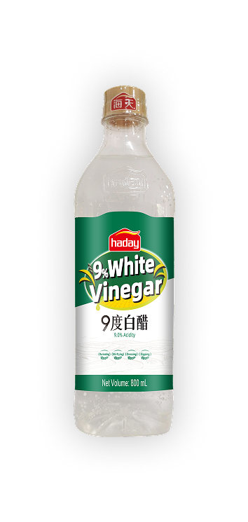 800mL 出口9度白醋不干胶标签