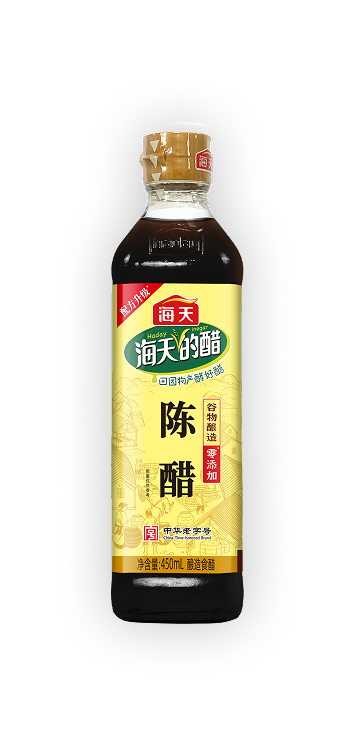 450mL陈醋光银纸标签(方瓶)