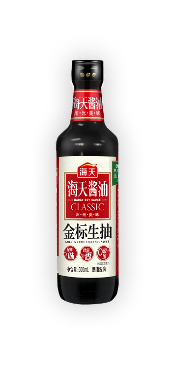 500mL金标生抽机用OPP镭射标签