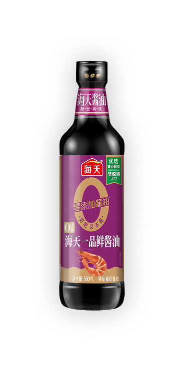 0添加海天一品鲜酱油500mL