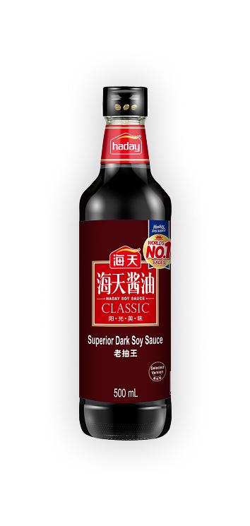 500mL出口老抽王(精选版)铜版纸标签