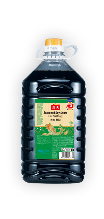 4.9L蒸鱼豉油(精选版)铜版纸不干胶标签