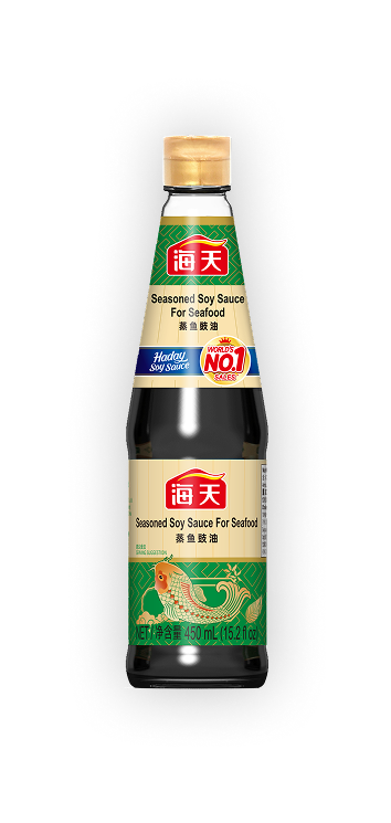 450mL出口蒸鱼豉油镭射纸标签