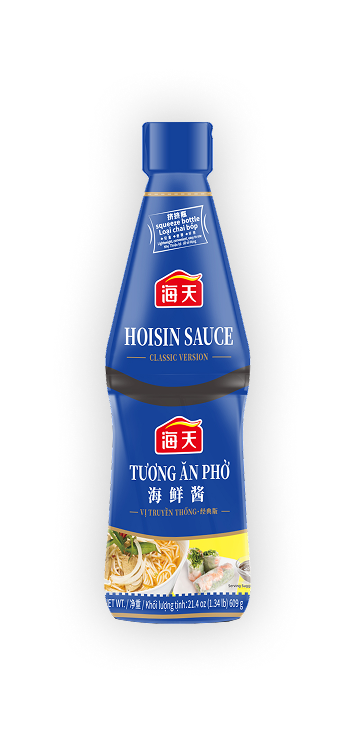 609g-出口海鲜酱(经典版)手工PET套标标签(厚度48μm；美国版)