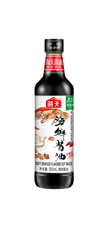 【7】25205000003 500ML海鲜酱油标签 202203-14 OUT.