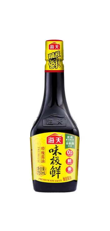 【3】25207500002 750mL味极鲜酱油铜版纸覆膜标签 202308-14