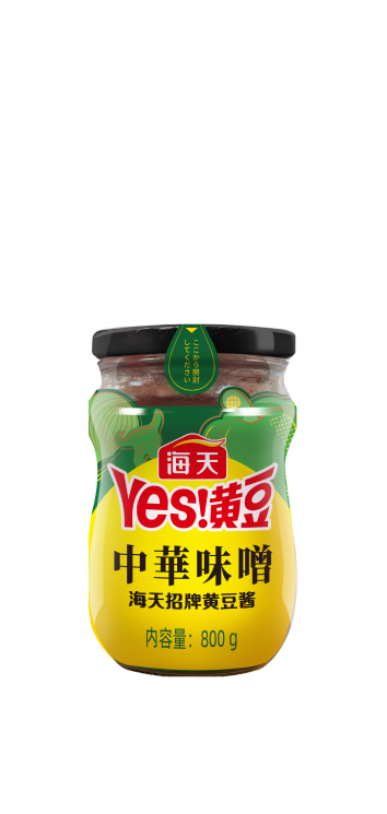 【1】25208000252 800g出口海天招牌黄豆酱PET套标标签(日本版) 202512-01