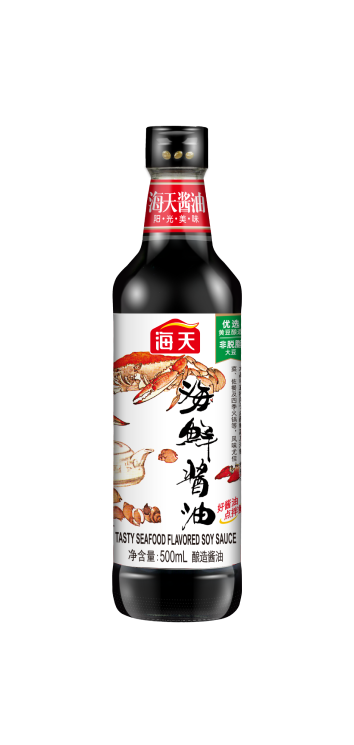 【5】25205000003 500ML海鲜酱油标签 202203-14 OUT.