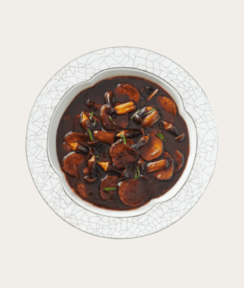 葱烧鸡枞玛卡菌